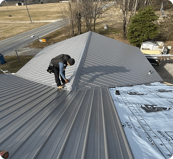 Professional Installing Standing Seam Metal Roof