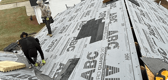 ABC Pro Guard 20 Synthetic Roofing Underlayment.