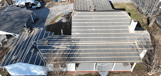 Metal Roof Installation – Classic Ribbed Style