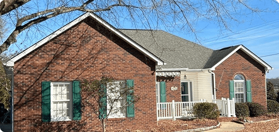 residential brick house